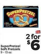 Weis Markets SuperPretzel Soft Pretzels offer