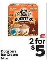 Weis Markets Dogsters Ice Cream offer