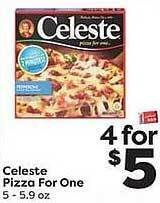 Weis Markets Celeste Pizza For One offer