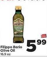 Weis Markets Filippo Berio Olive Oil offer