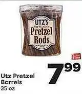 Weis Markets Utz Pretzel Barrels offer