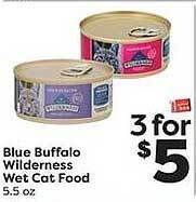 Weis Markets Blue Buffalo Wilderness Wet Cat Food offer