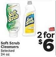 Weis Markets Soft Scrub Cleansers offer