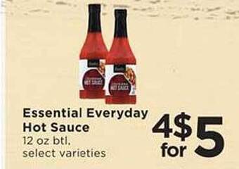 SHOPPERS Essential Everyday Hot Sauce offer
