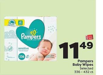 Weis Markets Pampers Baby Wipes offer