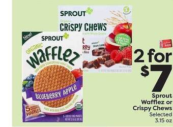 Weis Markets Sprout Wafflez Or Crispy Chews offer