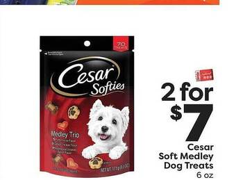 Weis Markets Cesar Soft Medley Dog Treats offer