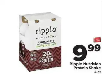 Weis Markets Ripple Nutrition Protein Shake offer