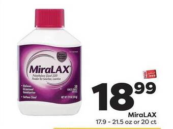Weis Markets Miralax offer