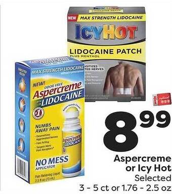 Weis Markets Aspercreme Or Icy Hot offer