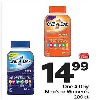 Weis Markets One A Day Men's Or Women's offer
