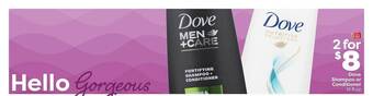 Weis Markets Dove Shampoo Or Conditioner offer