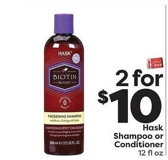 Weis Markets Hask Shampoo Or Conditioner offer
