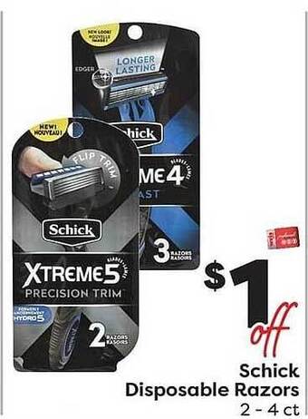 Weis Markets Schick Disposable Razors offer