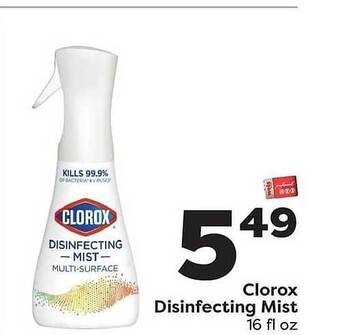 Weis Markets Clorox Disinfecting Mist offer
