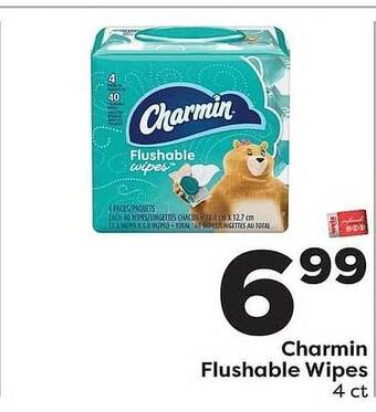 Weis Markets Charmin Flushable Wipes offer