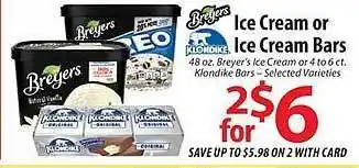 ACME Ice Cream Or Ice Cream Bars offer