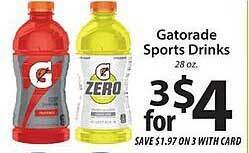 ACME Gatorade Sports Drinks offer