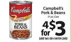 ACME Campbell's Pork & Beans offer