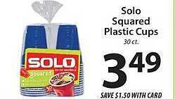 ACME Solo Squared Plastic Cups offer