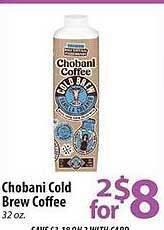 ACME Chobani Cold Brew Coffee offer