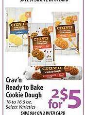 ACME Crav'n Ready To Bake Cookie Dough offer