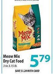 ACME Meow Mix Dry Cat Food offer