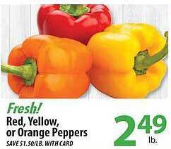 ACME Red, Yellow, Or Orange Peppers offer