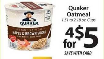 ACME Quaker Oatmeal offer