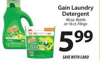 ACME Gain Laundry Detergent offer