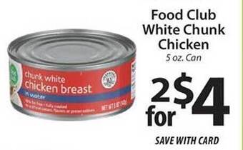 ACME Food Club White Chunk Chicken offer