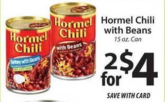 ACME Hormel Chili With Beans offer