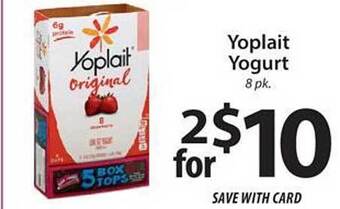 ACME Yoplait Yogurt offer