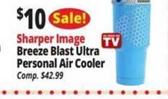 Ocean State Job Lot Sharper Image Breeze Blast Ultra Personal Air Cooler offer