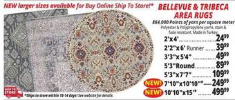Ocean State Job Lot Bellevue & Tribeca Area Rugs offer