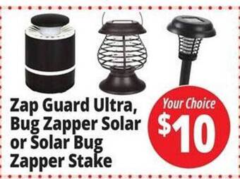 Ocean State Job Lot Zap Guard Ultra, Bug Zapper Solar Or Solar Bug Zapper Stake offer