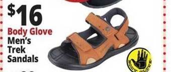Ocean State Job Lot Body Glove Men's Trek Sandals offer