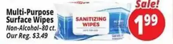 Ocean State Job Lot Multli-purpose Surface Wipes offer