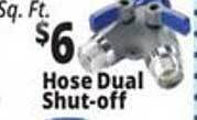 Ocean State Job Lot Hose Dual Shut-off offer