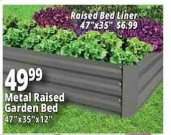 Ocean State Job Lot Metal Raised Garden Bed offer