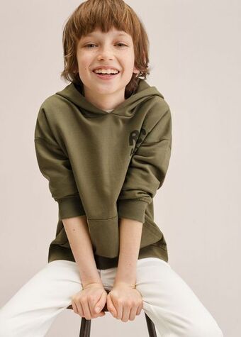 Mango Oversized message sweatshirt offer