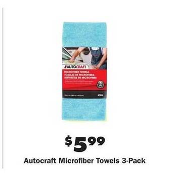 Advance Auto Parts Autocraft Microfiber Towels 3-pack offer