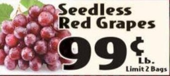 Butera Seedless Red Grapes offer