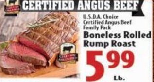 Boneless Rolled Rump Roast