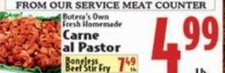 Butera Carne Al Pastor offer