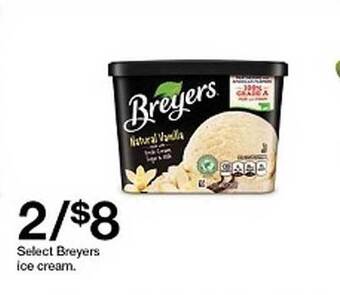Target Select Breyers Ice Cream offer