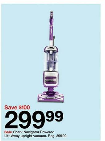 Target Shark Navigator Powered Lift-away Upright Vacuum offer