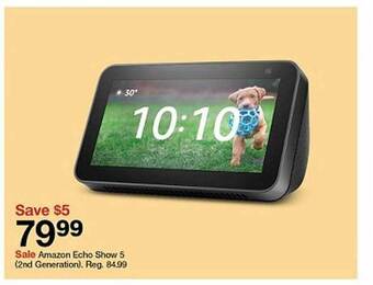 Target Amazon Echo Show 5 (2nd Generation) offer
