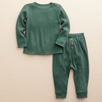 Kohl's Baby & toddler little co. by lauren conrad waffle top & pants set offer