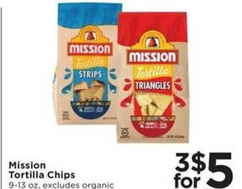 Cub Foods Mission Tortilla Chips offer